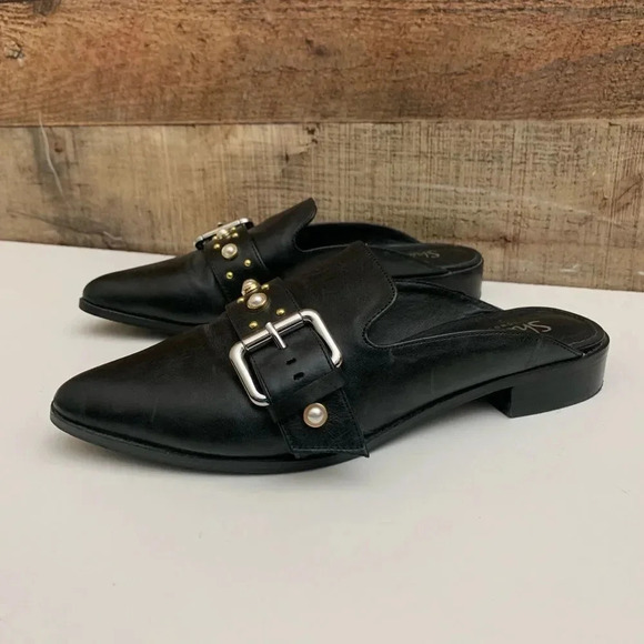 Shellys London Fatara Leather Mules - Picture 3 of 8